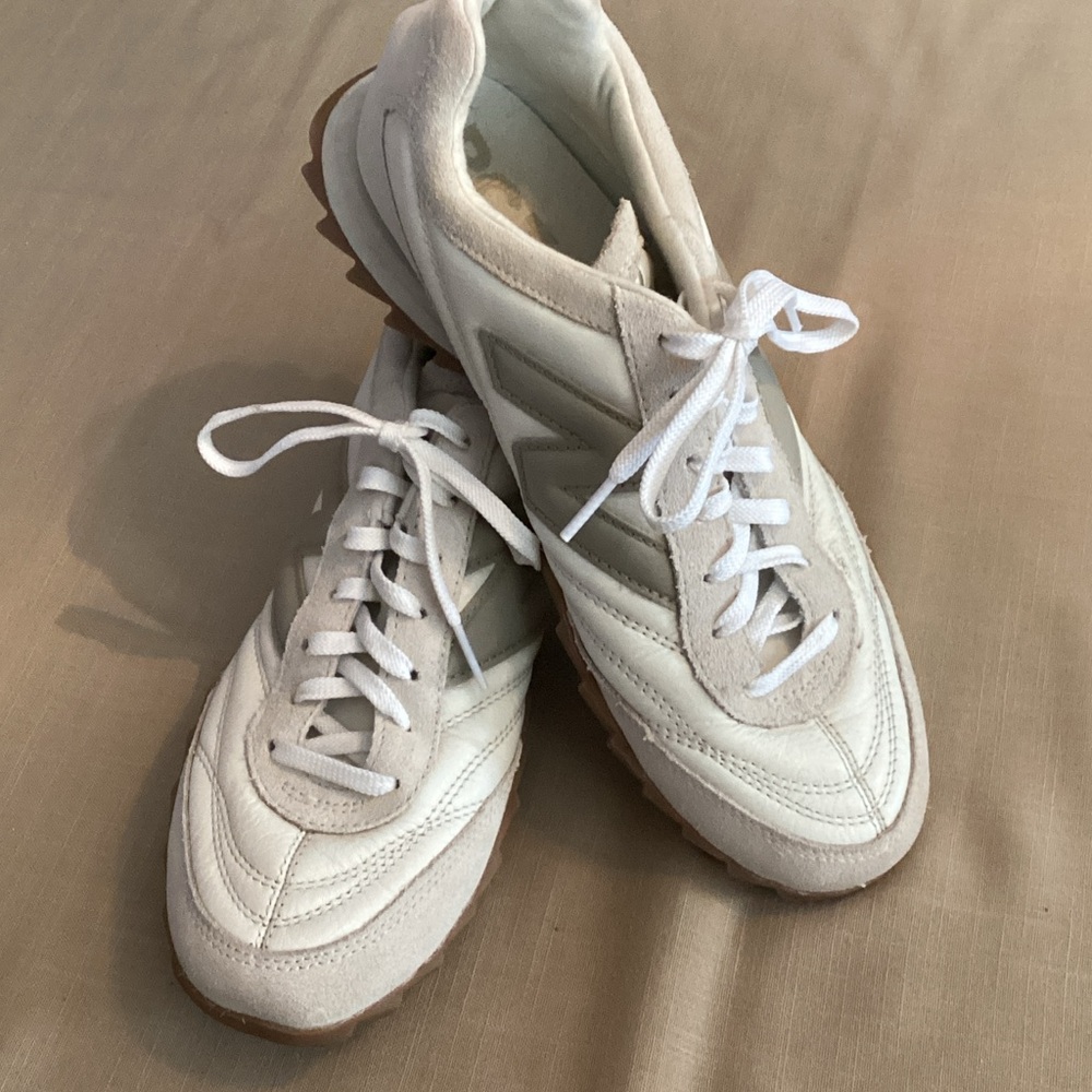 EUC New Balance White Athletic Shoes